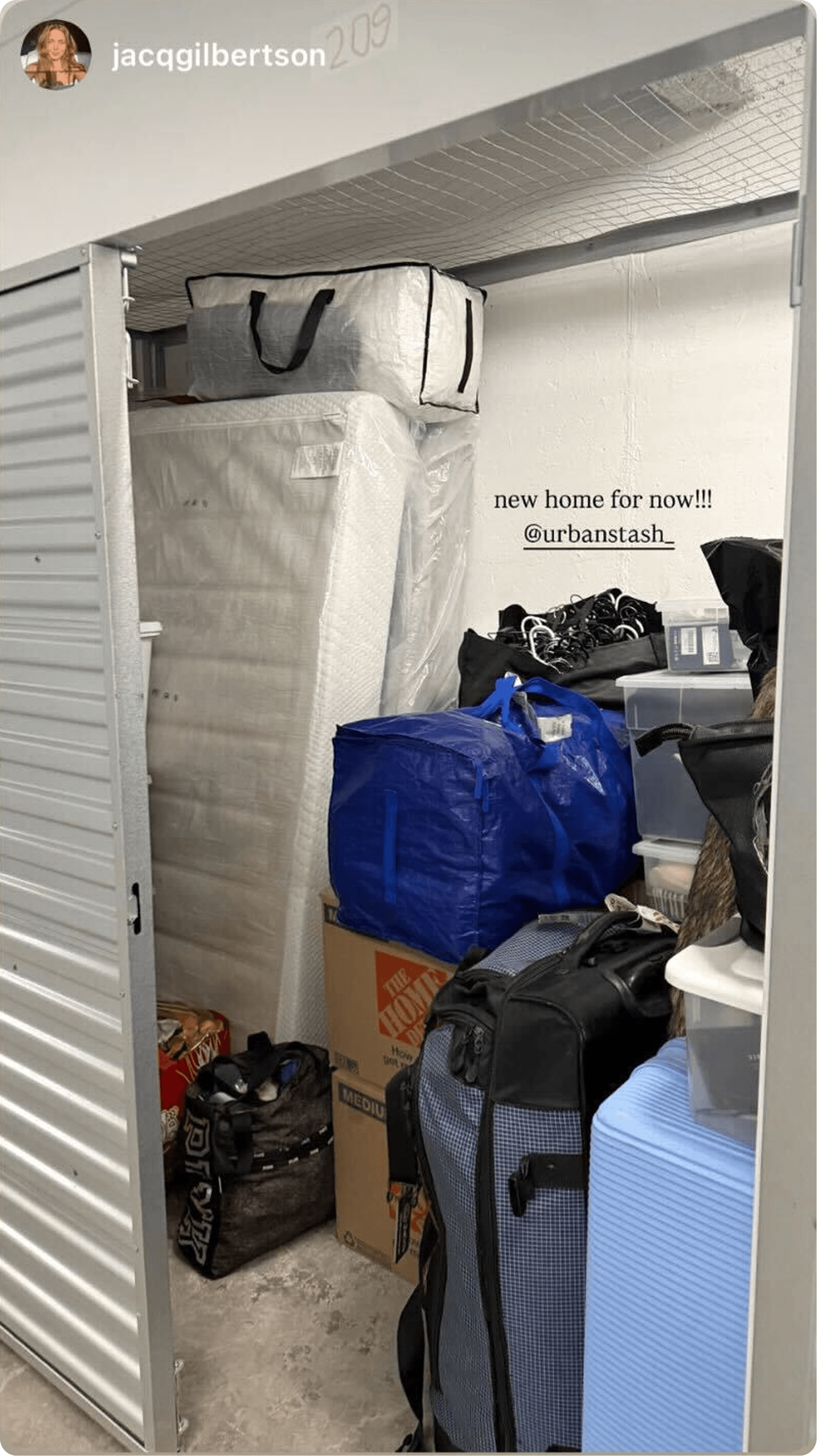 A Stasher's neatly packed unit