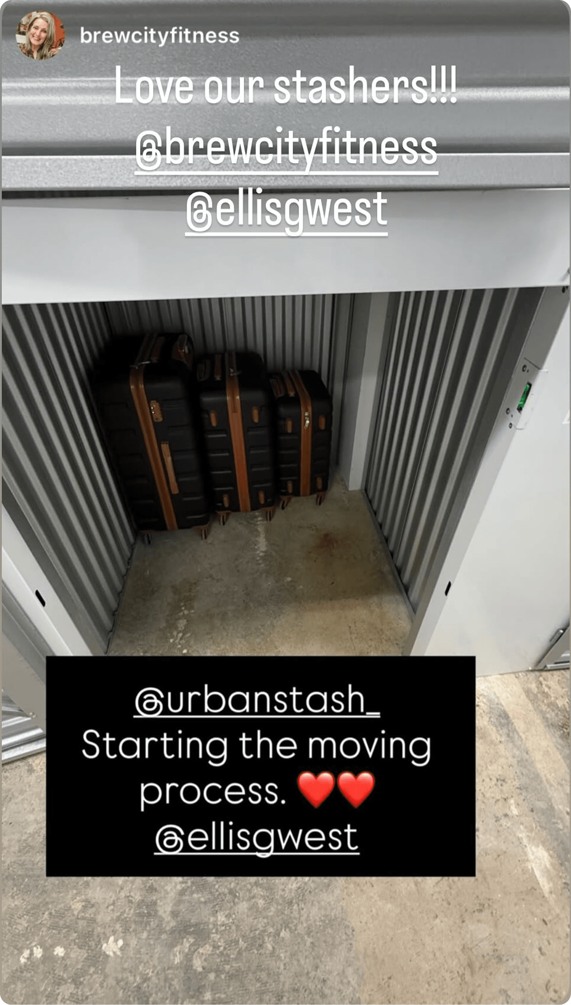 Stasher's unit, shared by @jacqgilbertson